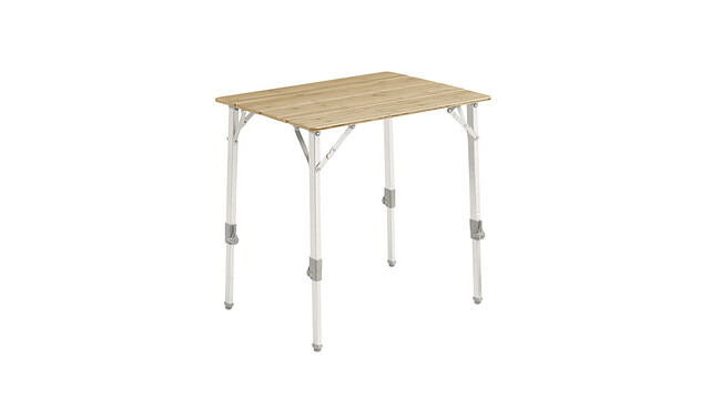 Table en bambou Outwell Custer S alu couleur brun 
