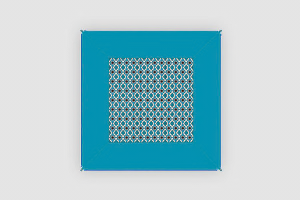 [9961701] Teppich BENT Zip-Carpet Farbe karibik hellblau