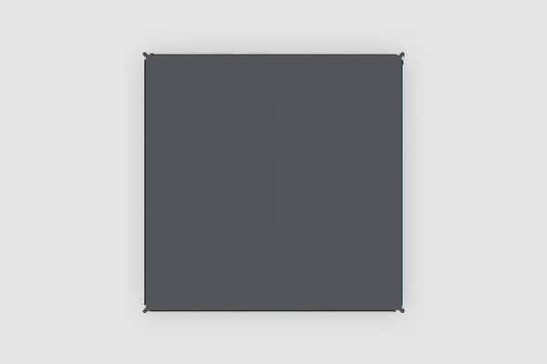 Verbindbarer Teppich Zip Carpet Uni dunkelgrau Bent