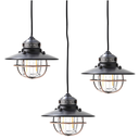 3-Laternen Guirlande Edison Bronze USB Barebones