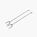 Fourchette à rôtir cowboy Set 2 Barebones