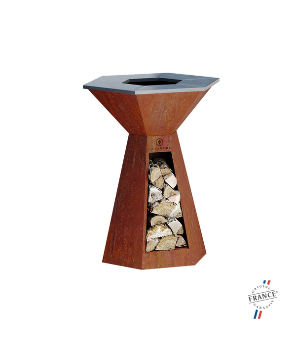 Brasero Plancha Hexagone Agape 85