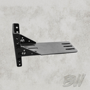 Support en T réglable et robuste Heavy Duty (2x) Bushwakka