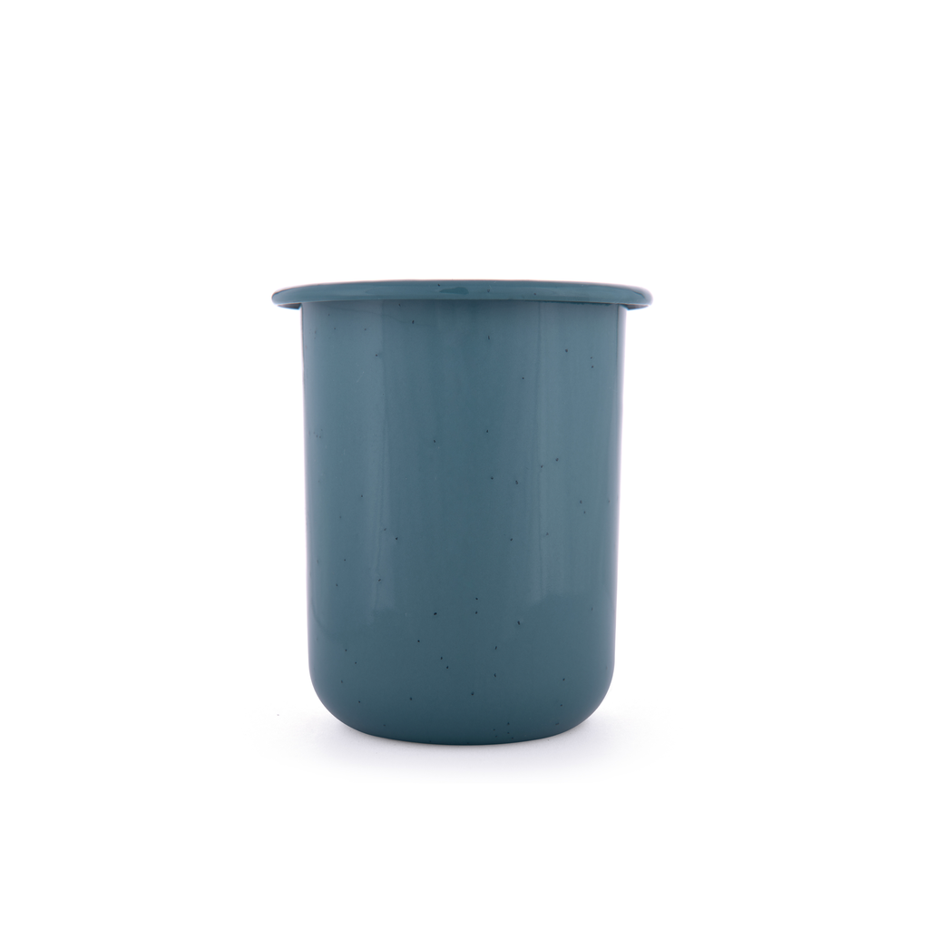 Becher Rolled Enamelware, smokey blue, Barebones
