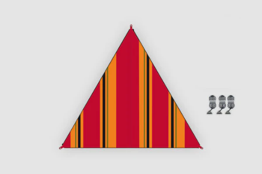 [9961678] Voile d'ombrage raccordable Zip-Canvas Orient Bent