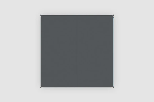 [9961703] Connectable carpet  Zip-Carpet uni dark grey Bent