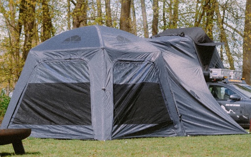 Auvent grand Family Base (pavillon, connecteur, sol, pompe) Roof Space