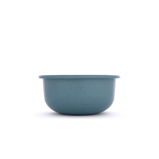 [CKW-1079] Rolled Enamelware Side Bowl smokey blue Barebones