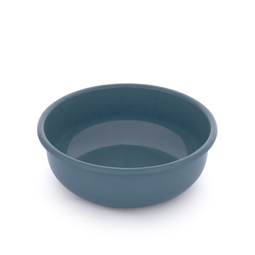 [CKW-1078] Rolled Enamelware Bowl smoky blue Barebones